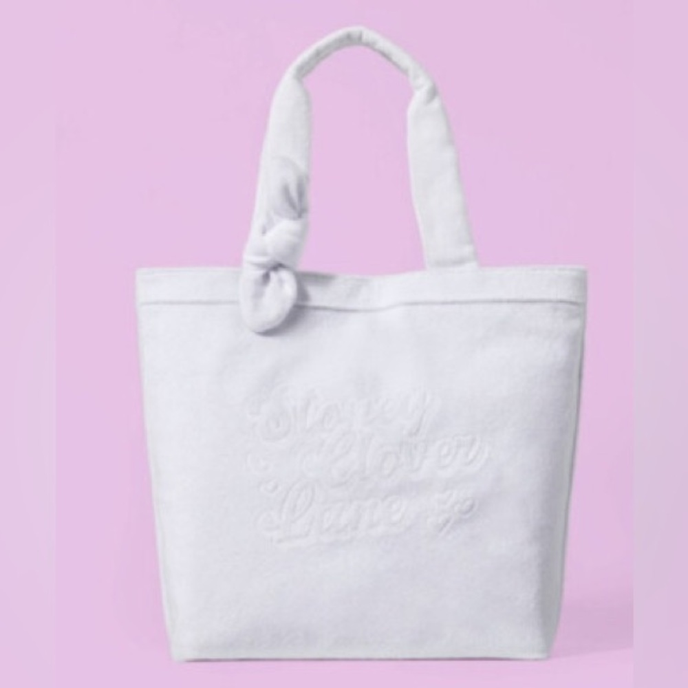 Stoney Clover Lane x Target White Terry Beach Tote